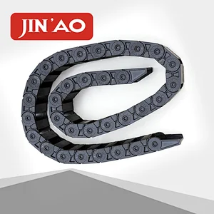 Totally enclosed plastic diamond roller energy cable chain cable carrier