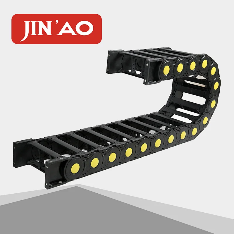 Engineering economy bridge type electrical cable carrier drag chain