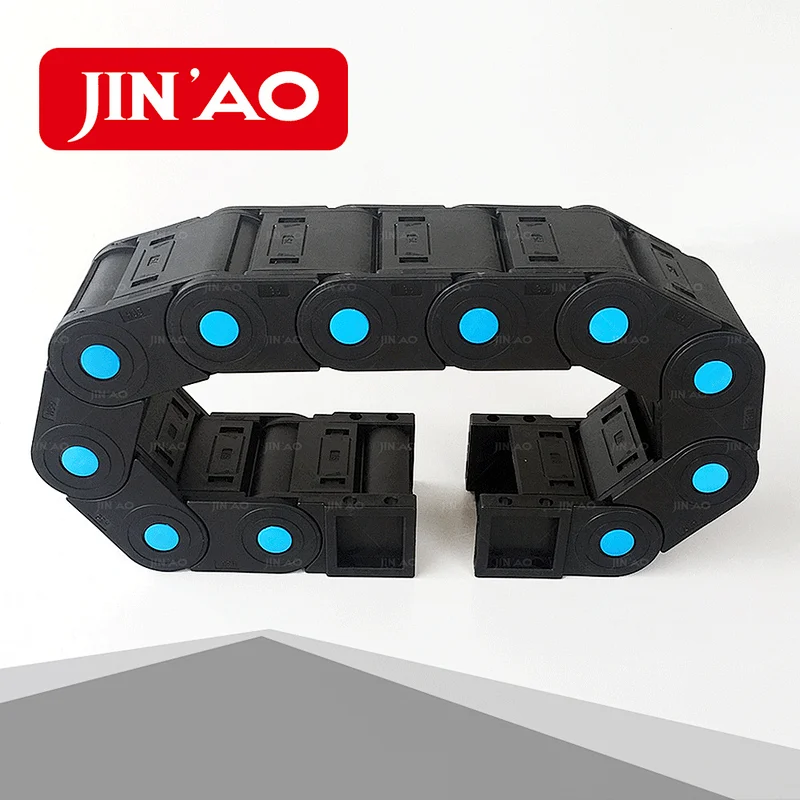 High tensile cnc machined silent engineering plastic drag chains