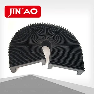 CNC machine linear guide rail accordion round bellow cover