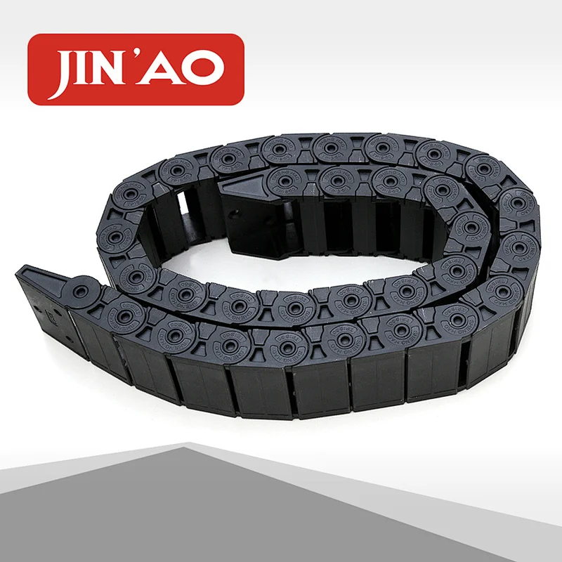 Flexible cable carrier chain drag chain