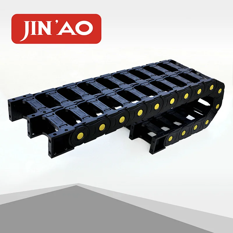 Engineering economy bridge type electrical cable carrier drag chain