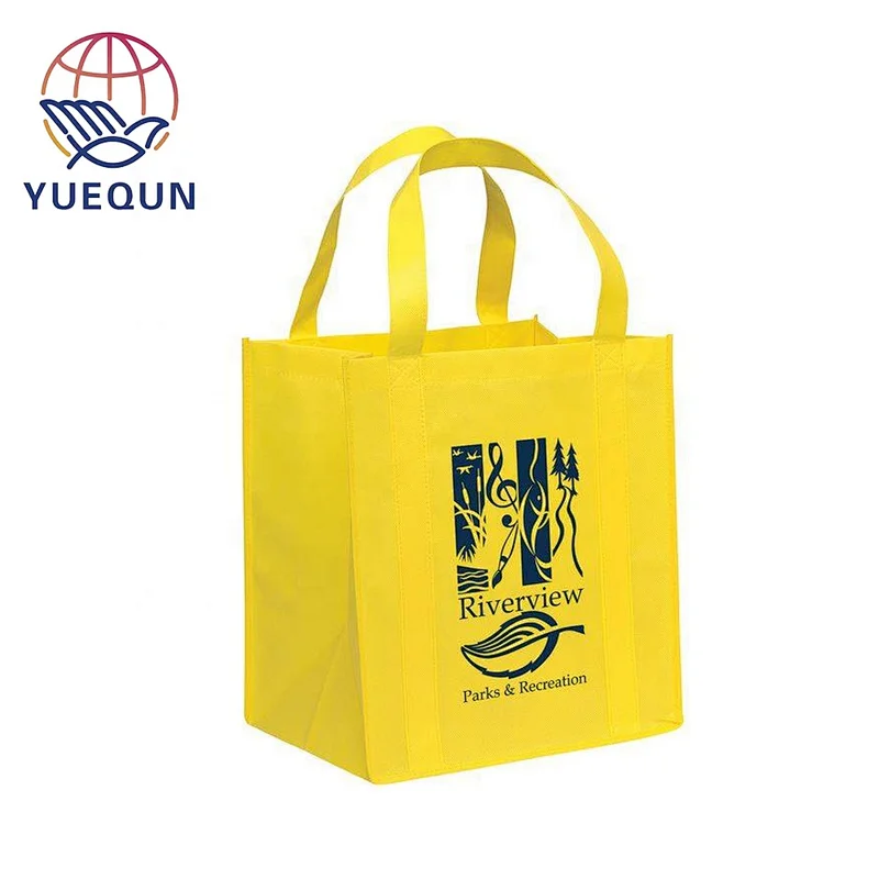 custom eco-friendly durable promotional supermarket shopping bags with print Logo