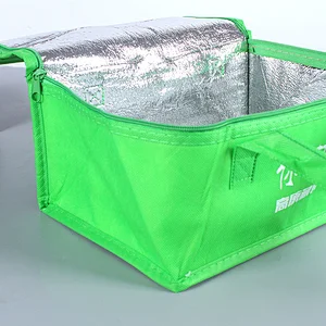 china Manufacture Foldable nonwoven fabric Food Delivery cooler bag