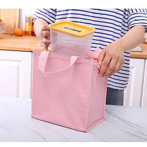 Wholesale cheap non woven cool carry thermal insulated cooler bag for frozen food