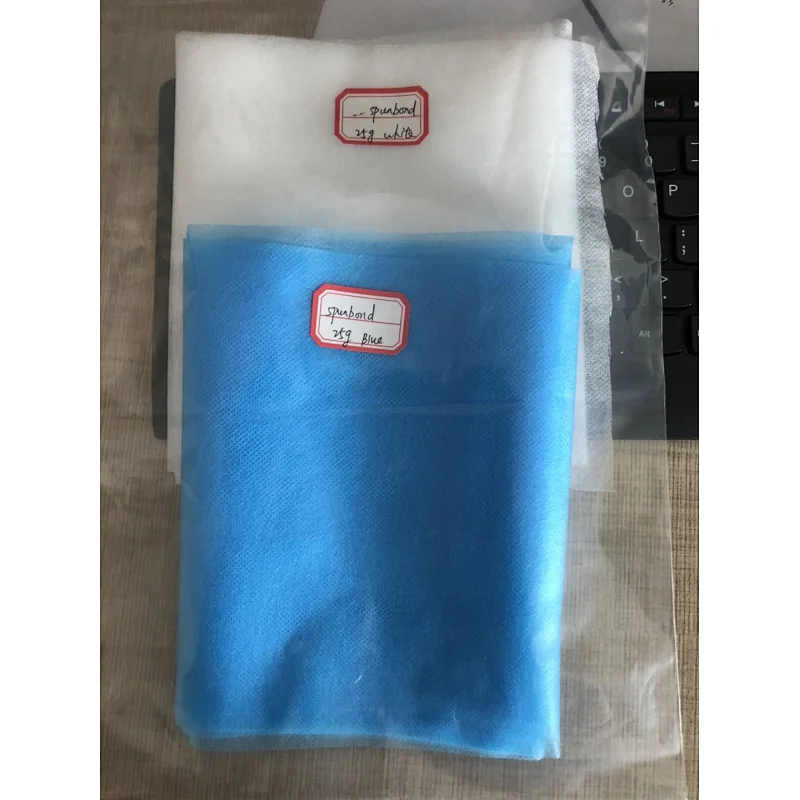 polypropylene 30 grams blue  nonwoven material for mask