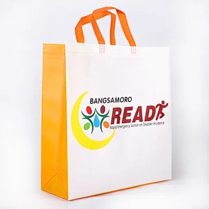 Best selling full color  shape cut die non woven bag with handle shopping bags in convenience