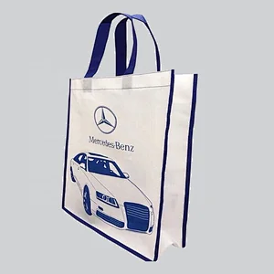 high quality foldable reusable custom logo printed pp nonwoven shopping bag