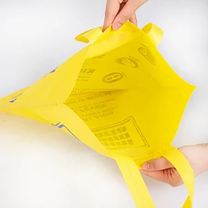 Polypropylene material nonwoven fabric tote bag/ handle bag