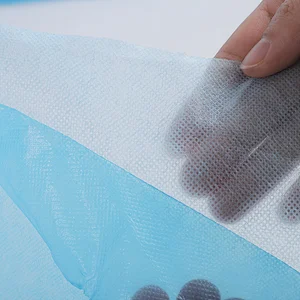Skin-friendly PP spunbond real material of polypropylene made high quality meltblown nonwoven fabric