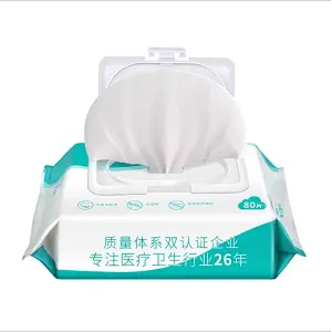 100% Cotton Organic Biodegradable Flushable Wet  Manufacture