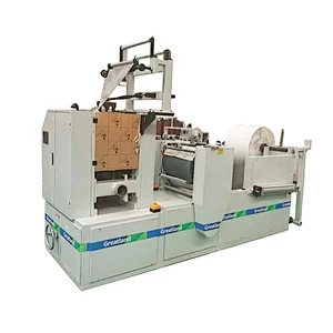Adsorption L 1/6 Multi Fold Table Serviettes 2 colour napkin printing Sanitary Napkin Paper Folding Machine with Packing Machine
