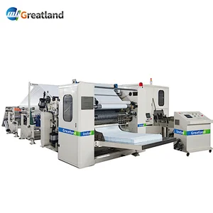 Fully Automatic Hand Towel Tissue Paper Manufacturing Machine Paper Inter folding Making Machine Pri
