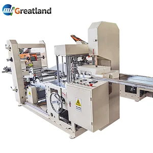 Printing Embossed Napkin Making Machine Automatic Embossing Paper Napkin Making Tissue Paper Folding