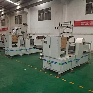 Cheap Price L Fold Dinner Serviettes 2 Color Tissue Paper Napkin Product Folding Printing Making Machines 30*30 Automatic