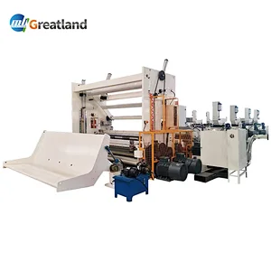 GLM Automatic High Speed Paper Jumbo Kraft Roll Frame Shaftless Cutting Slitting Rewinding Making Machine