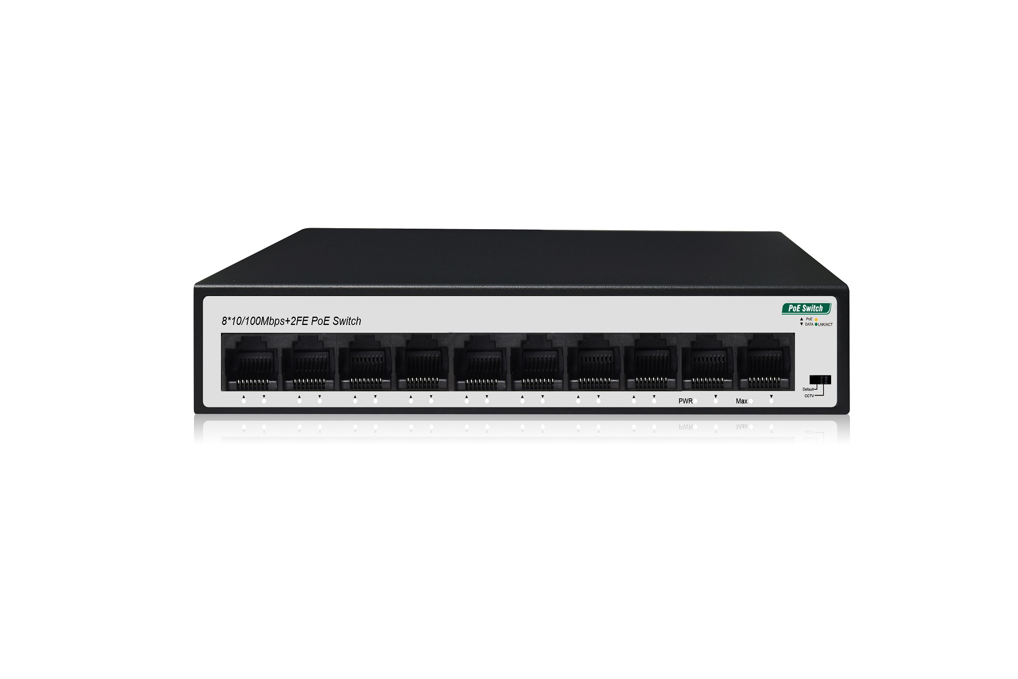 8*10/100Mbps+2FE PoE Switch