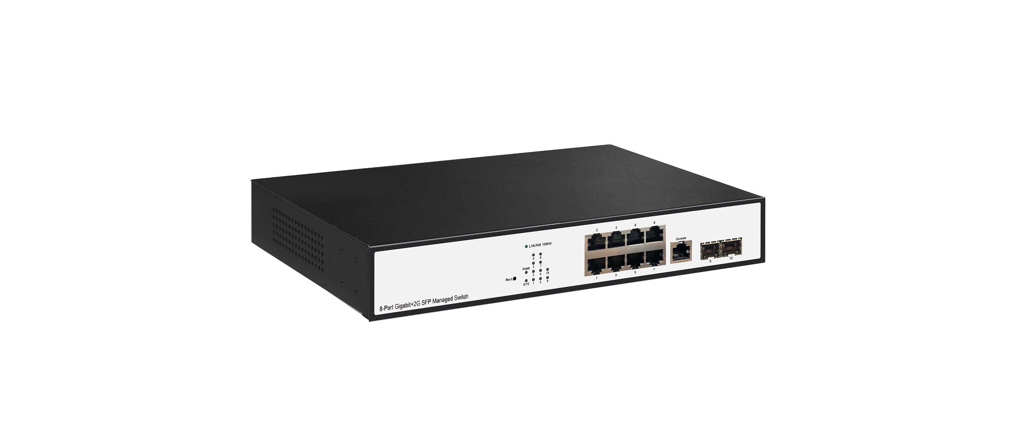 8-Port Gigabit+2G SFP Managed switch