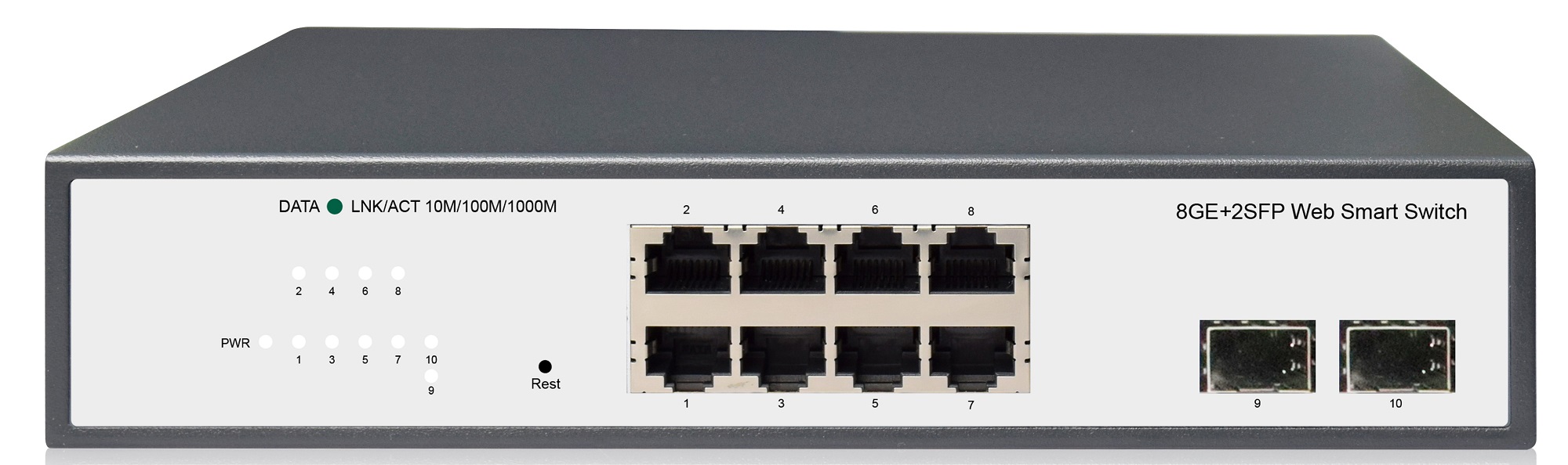 8-Port Gigabait+2G SFP Web Smart Switch