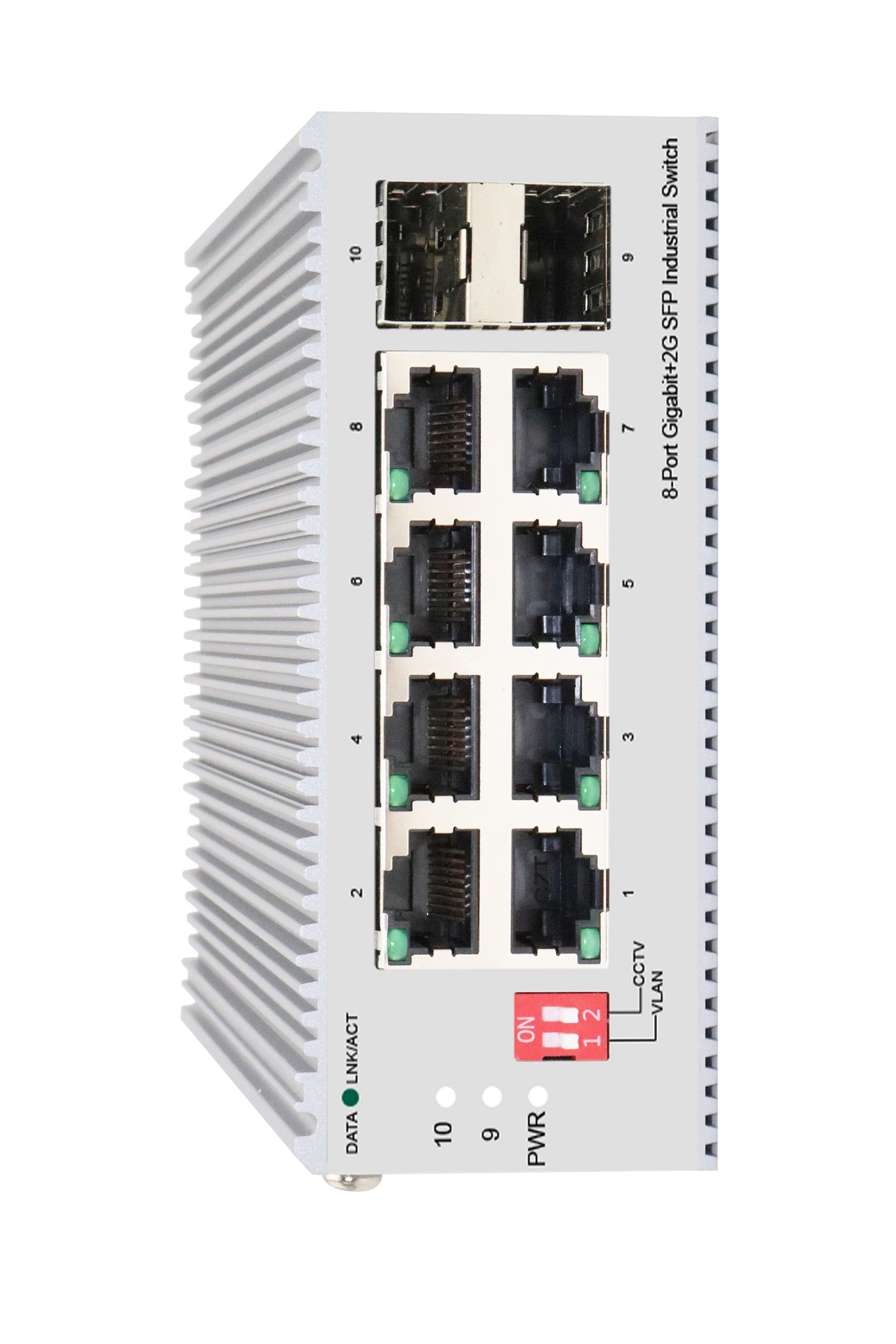 8-Port Gigabit+2G SFP Industrial Switch