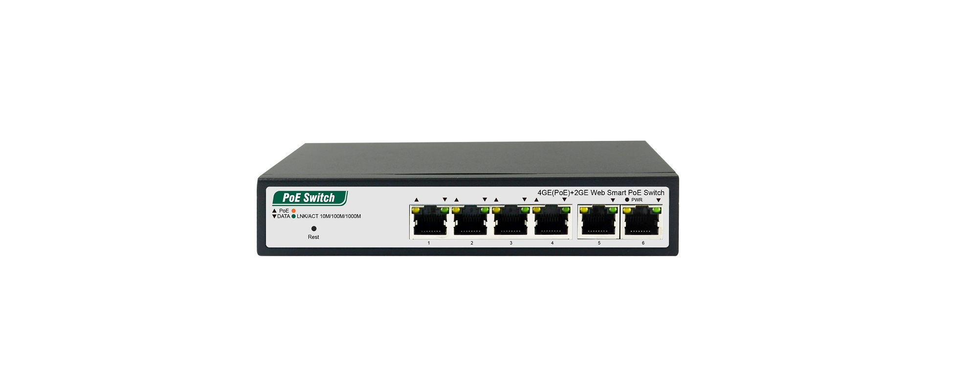 4GE(PoE)+2GE Web Smart PoE Switch