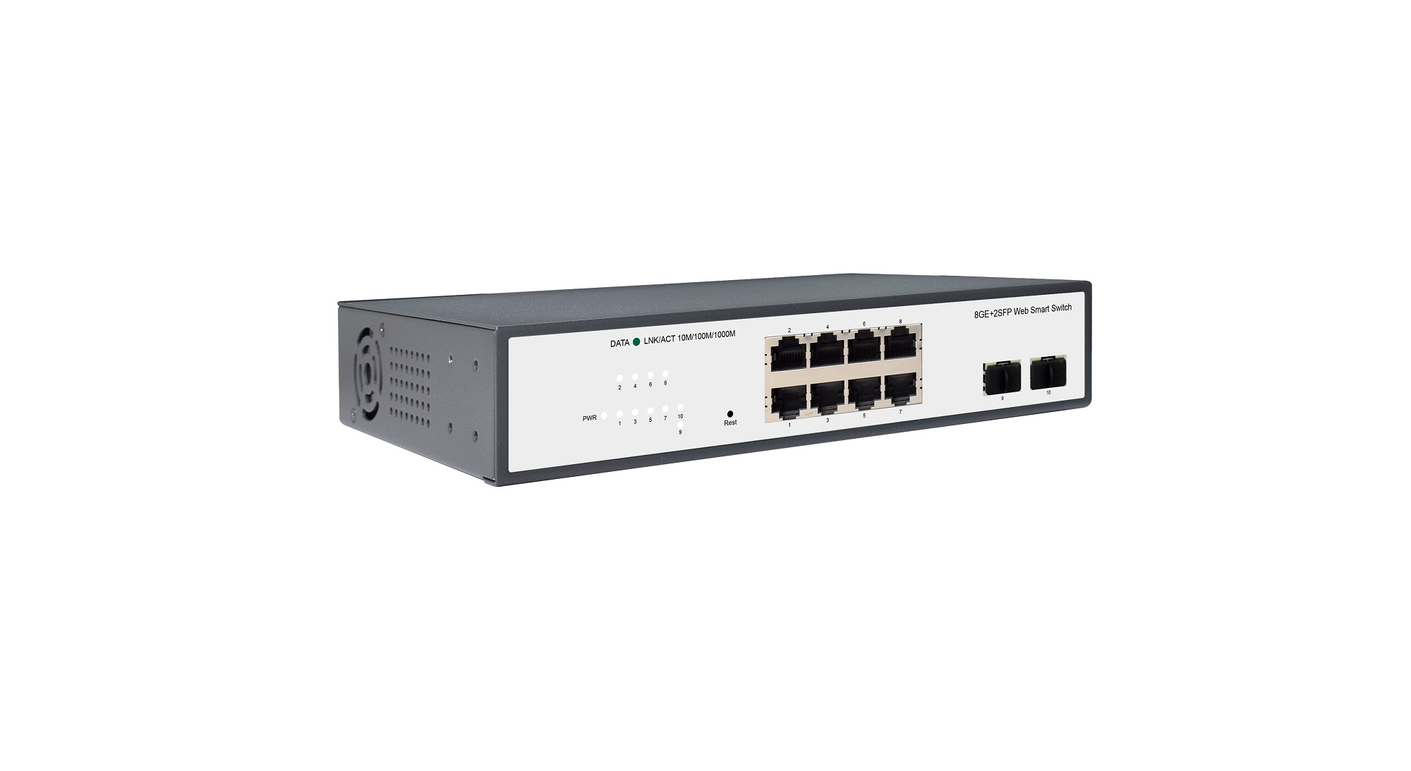 8-Port Gigabait+2G SFP Web Smart Switch