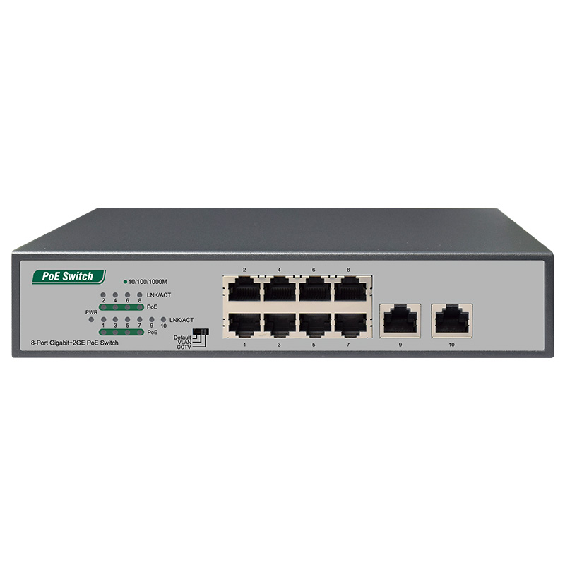 10 RJ45 ports PoE Switch