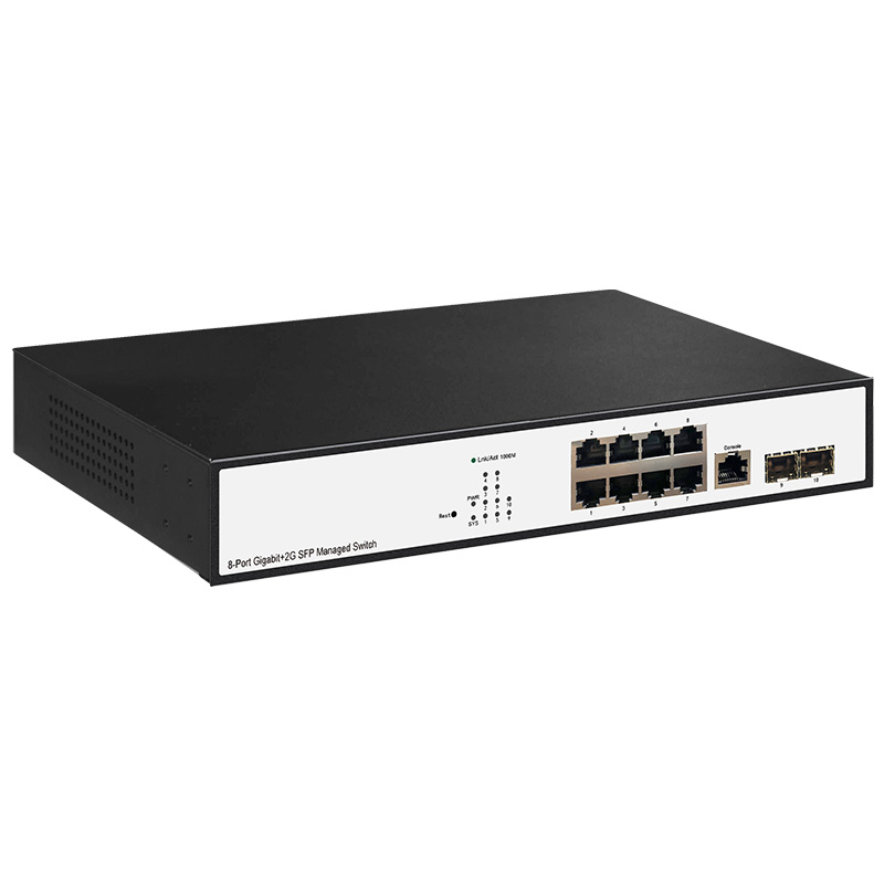 8-Port Gigabit+2G SFP Managed switch