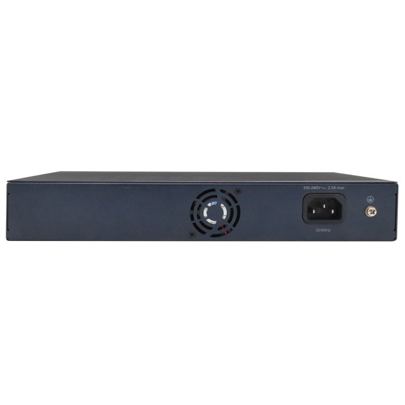 8GE(PoE)+2G Combo LCD Display PoE Switch