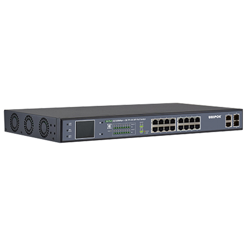 Supports PoE Power up to 32W for each PoE port