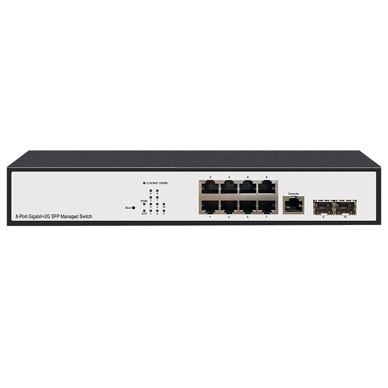 8-Port Gigabit+2G SFP Managed switch