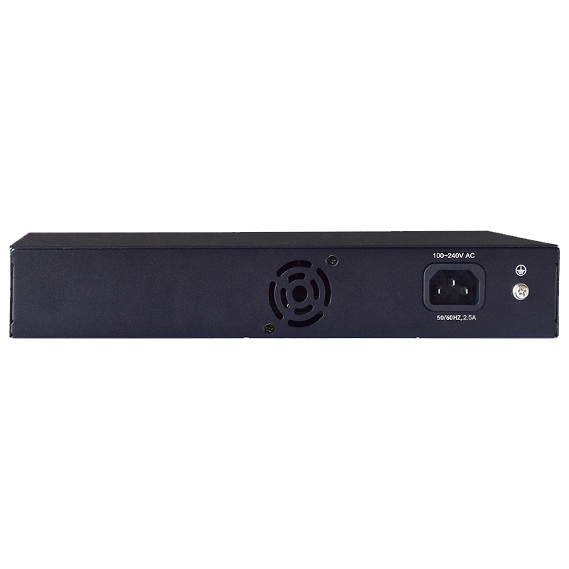 8*10/100Mbps +2G Combo Colorful LCD Display PoE Switch