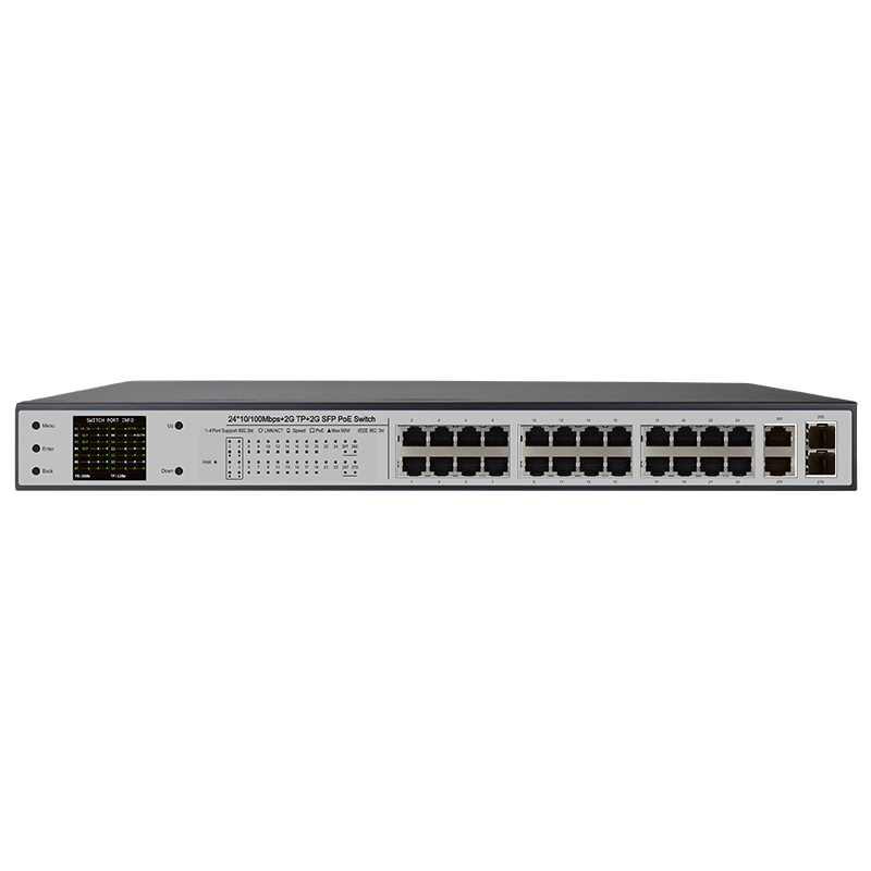 2GE+2G SFP Gigabit Uplink PoE Switch