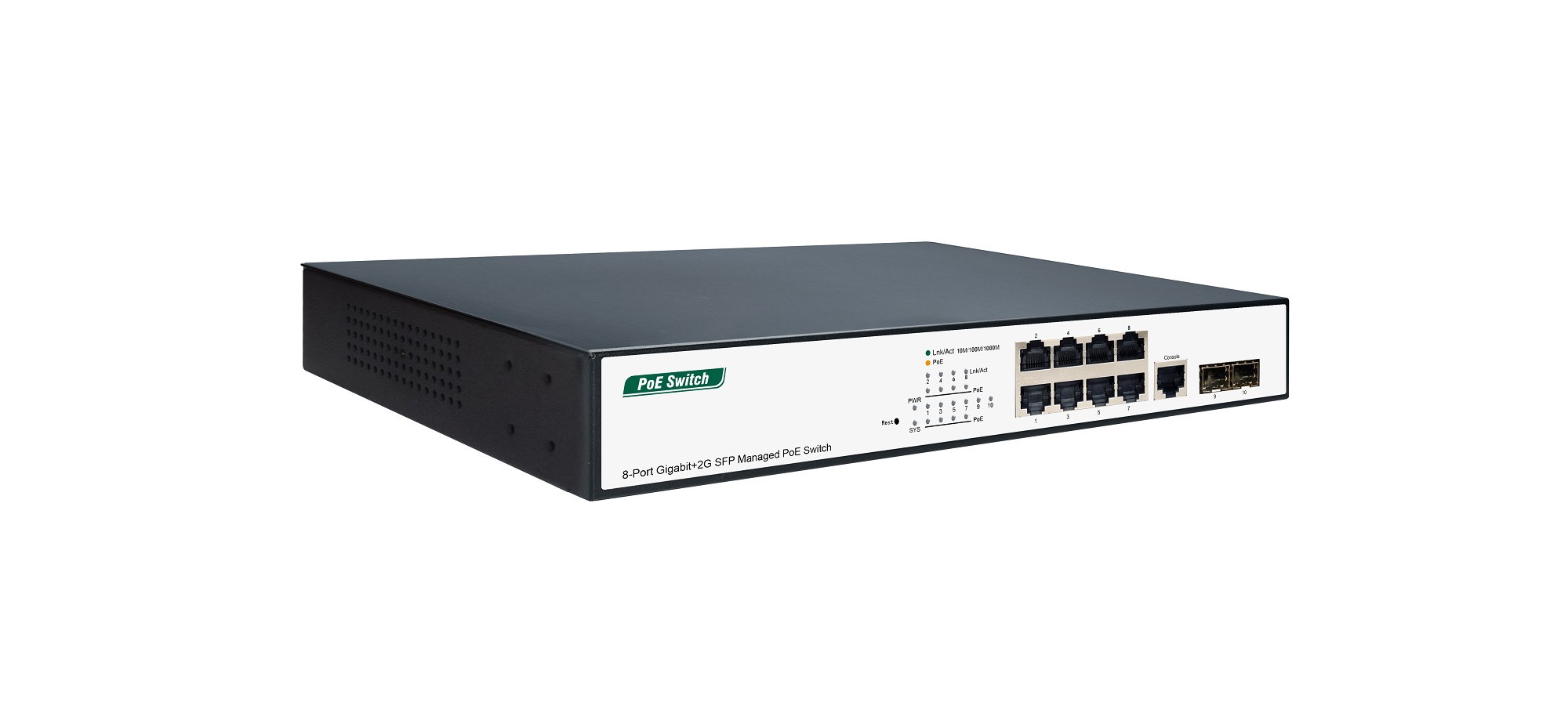 8-Port Gigabit+2G SFP Managed PoE Switch managed poe switch managed switch with poe managed switch poe poe managed switch poe switch