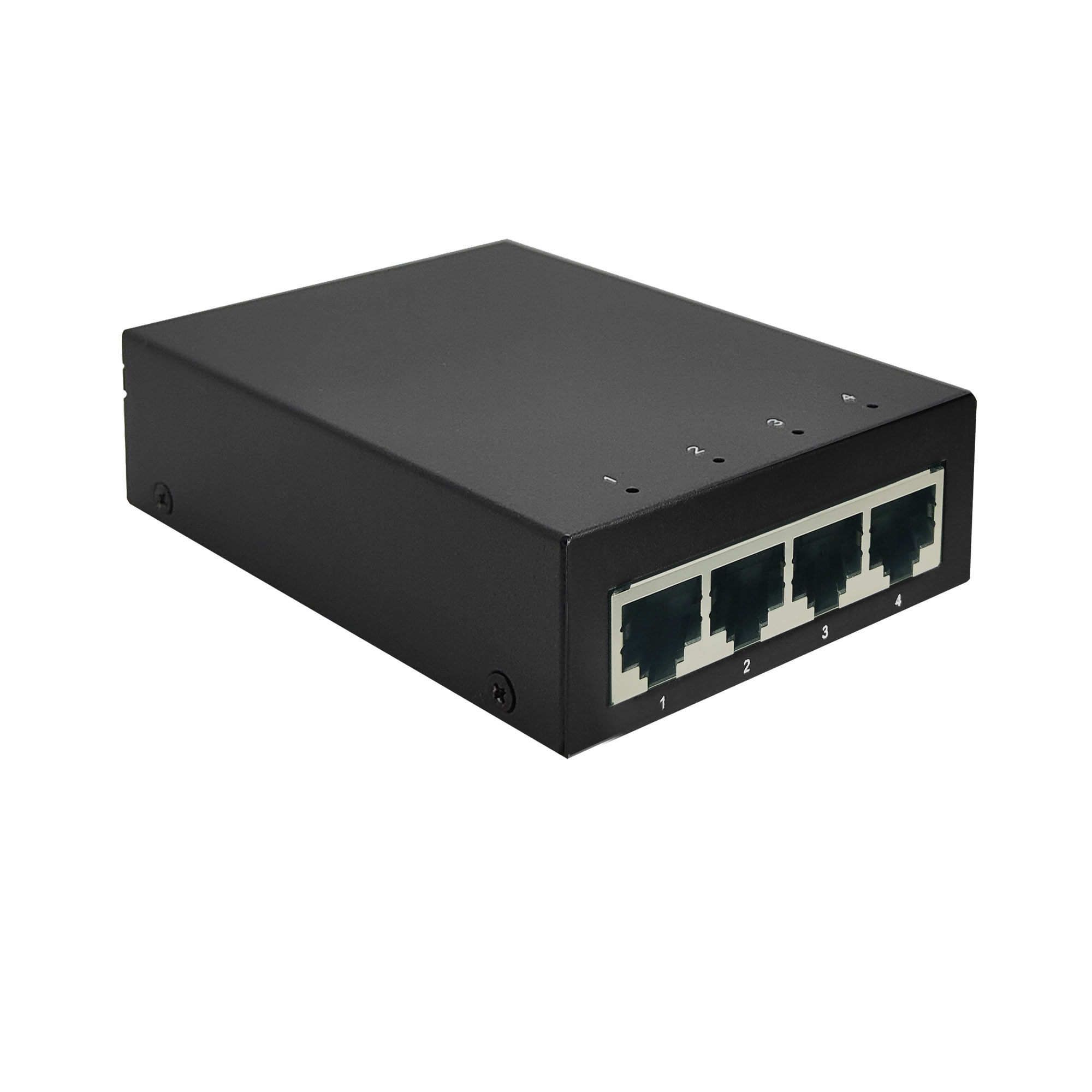 1 Optical 4 Electrical 10/100Mbps Single-mode Media Converter(SFP slot)
