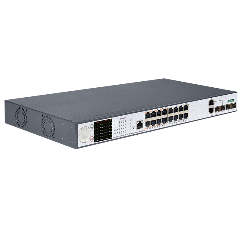 16 10/100/1000Mbps RJ45 ports