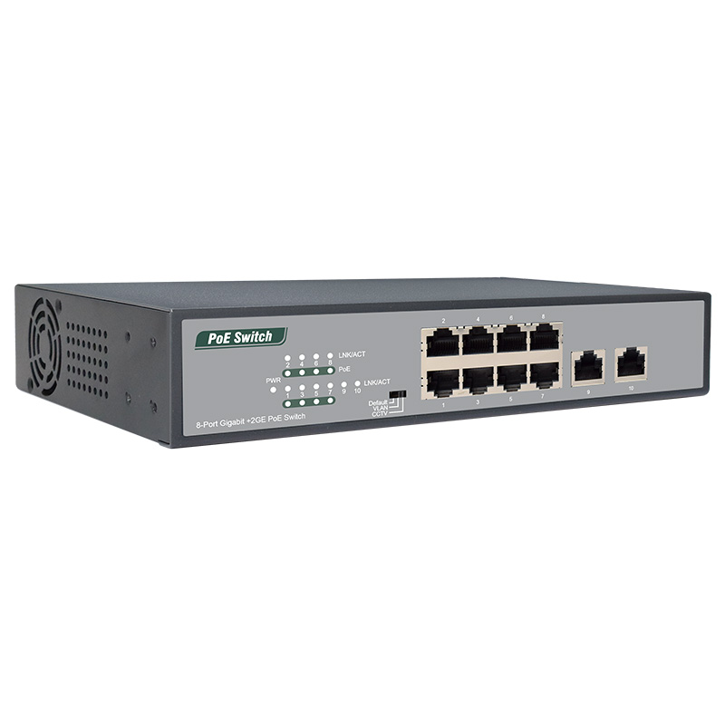 10 RJ45 ports PoE Switch