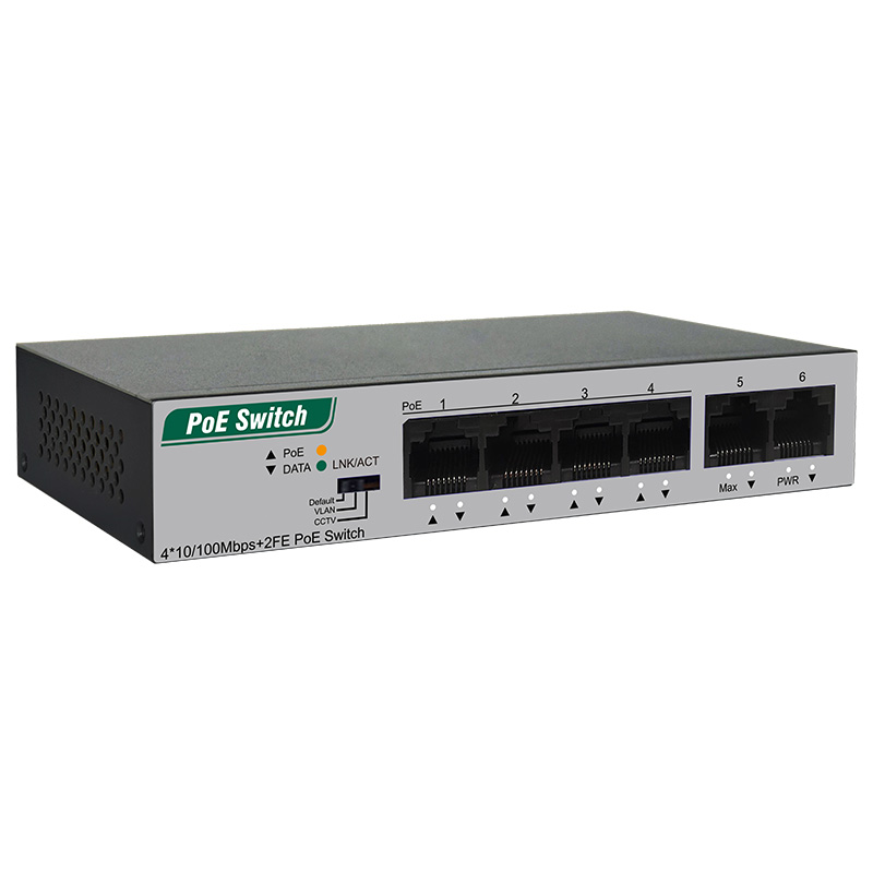 4FE+2FE PoE Switch