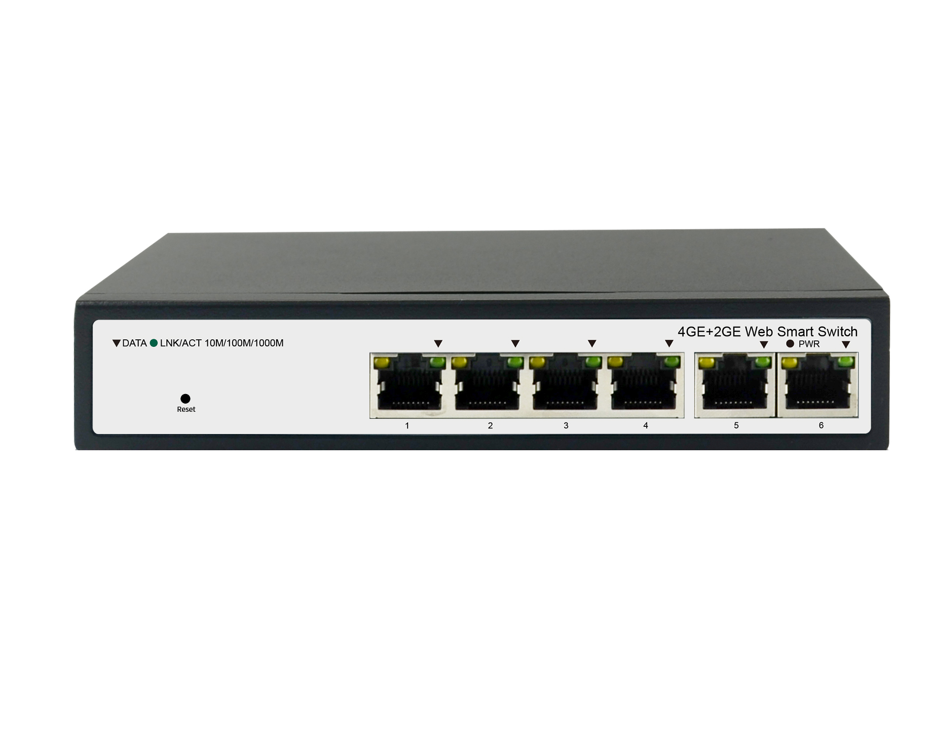 4-Port Gigabit+2GE Web Smart Switch