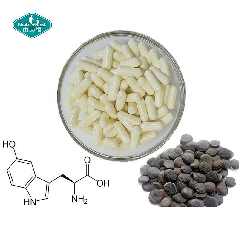 Natural Mood Enhancer Amibo Acid 5-HTP capsules for Stress Relief