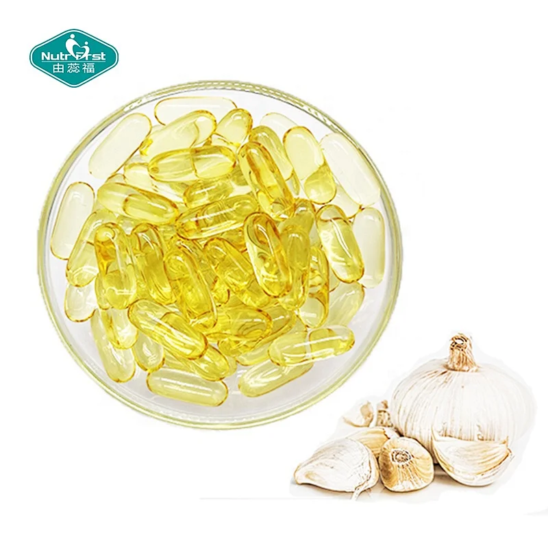 Cápsula blanda de aceite de ajo de suplementos de adelgazamiento OEM
