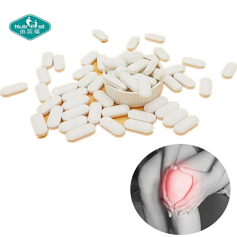 Las tabletas de condroitina de glucosamina a granel de nutrición deportiva de etiqueta privada para prevenir la artritis