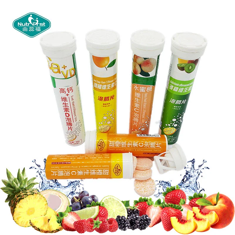 Proveedor de China vitamina C tabletas efervescentes vitamina C