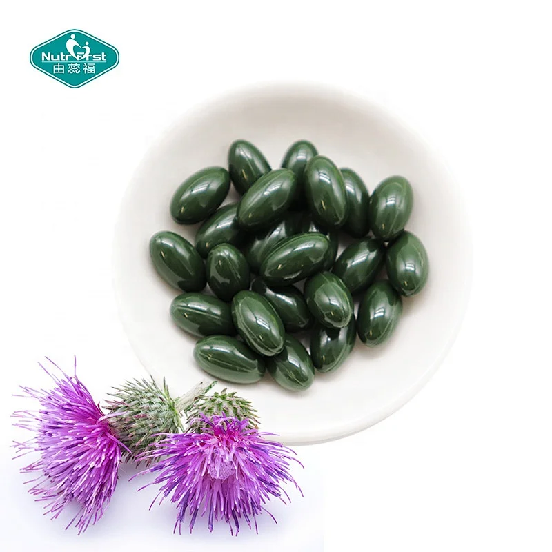 Hangover Milk Thistle Liver Extract Softgel Silymarin Capsules