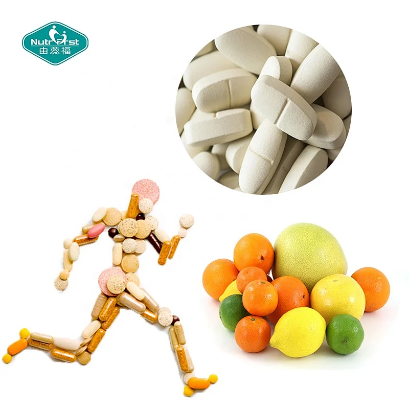 Private Label Body Supplement Vitamin A C D E OEM Multiple Vitamin Mineral Tablet