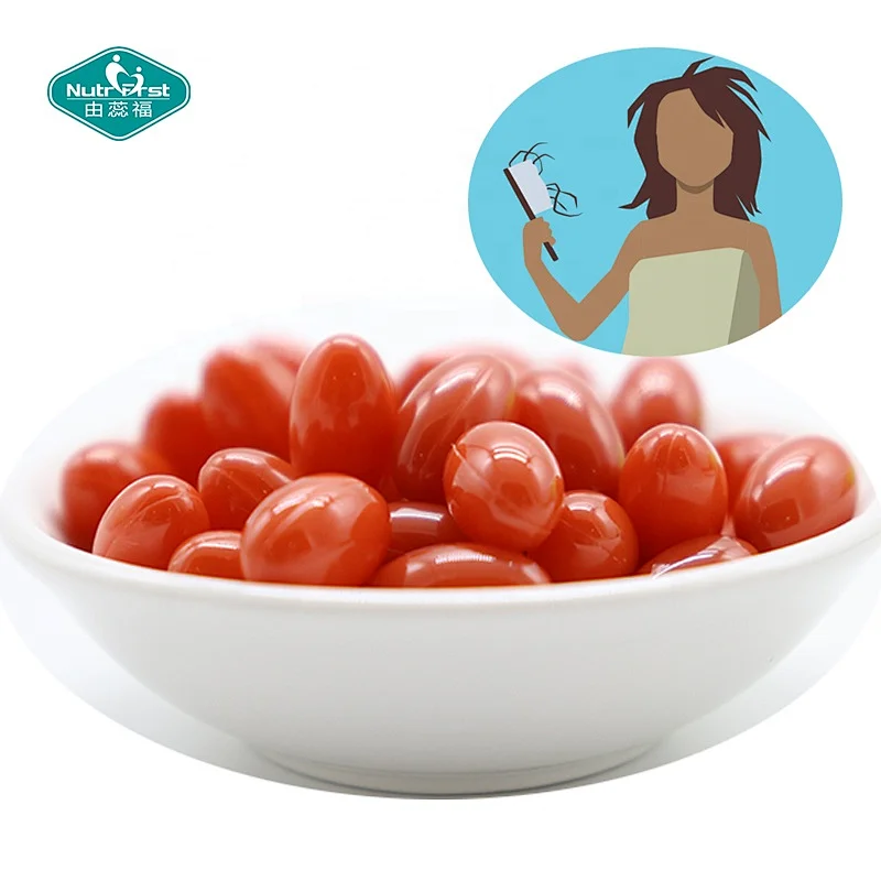 Cápsulas de Softgel de las vitaminas de las uñas de la piel del pelo de la vitamina de la etiqueta privada