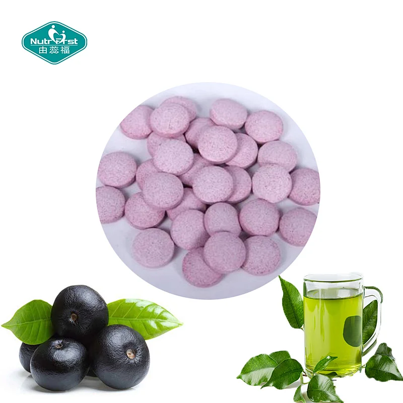 Tabletas del extracto del té verde del extracto de la baya de Acai de la etiqueta privada para los veganos