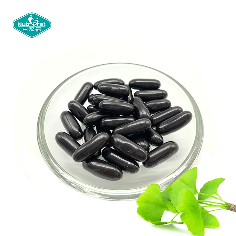 Suplementos de marca privada que proporcionan gel suave de extracto de hojas de Ginkgo Biloba Evengy para dormir