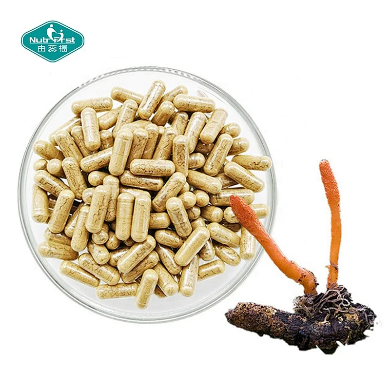 Private Label Natural Ginseng Cordyceps Sinensis Capsules