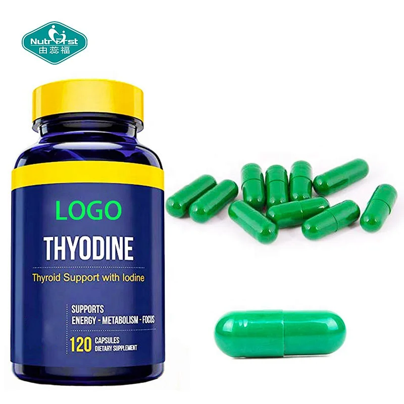 Thyroid Support Supplement Vegan B12 Methyl Magnesium Ashwagandha Bladderwrack Capsules